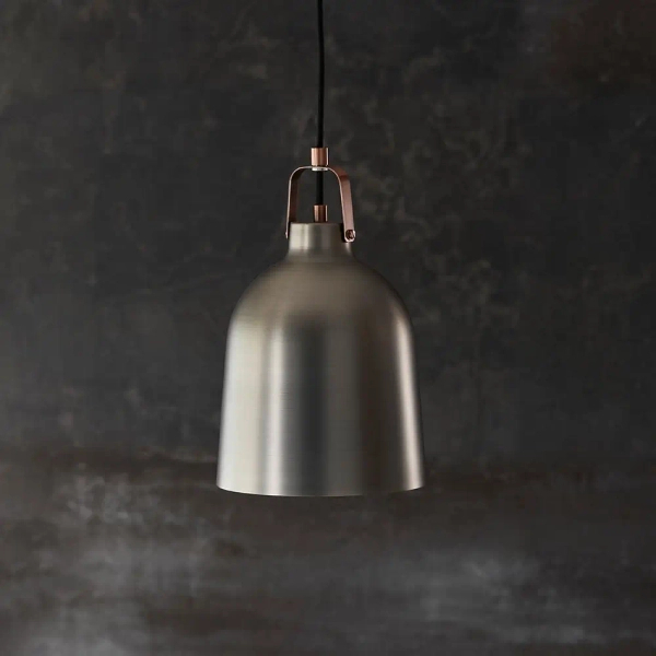 Industrialna lampa wisząca Lazenby 102544 metalowa czarna