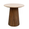 Stolik kawowy ARGENTINA MM001501100337 brązowy beżowy drewno 50cm