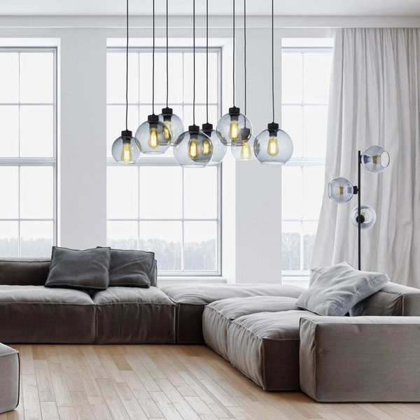 Industrialna wielopunktowa lampa wisząca Cubus 4113 TK Lighting czarna