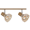 LAMPA sufitowa HOLLY 5550 Rabalux regulowana OPRAWA szklane reflektorki złote bursztynowe