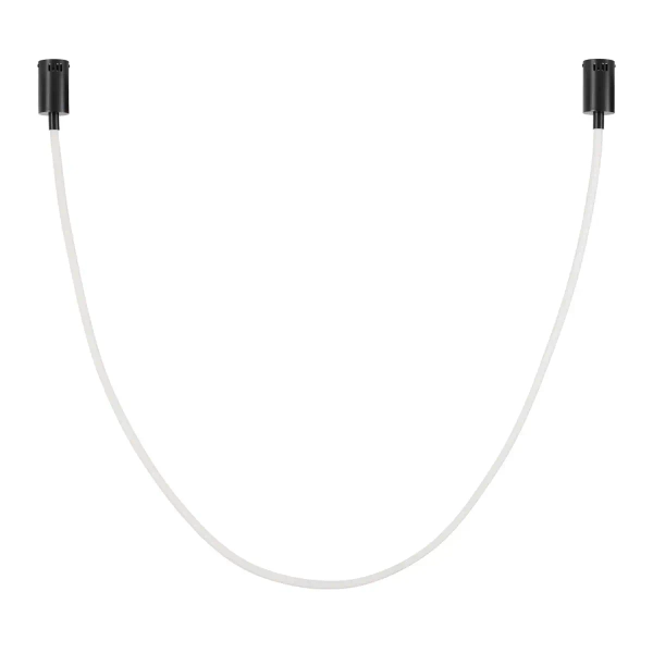 Lampa wisząca wąż ledowy SNAKE MD1021-3 biała czarna metal PVC LED 45W 3000K 3M nad stół