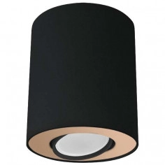 LAMPA sufitowa SET 8901 Nowodvorski metalowa OPRAWA tuba downlight czarna złota