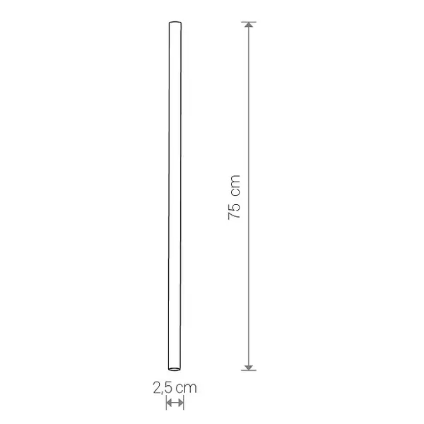 Sufitowy wąski klosz Cameleon Laser 10253 Nowodvorski brązowy