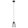 Lampa wisząca druciana Leyo SL.1205 loft metalowa czarna