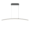 Łukowa lampa wisząca liniowa Curve MOD243PL-L18BK LED 15W 3000-4000K czarna