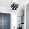 Wisząca szklana lampa Gross Grande 4200650-4505 molekuły przydymione