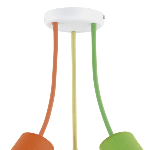 Lampa dziecięca sufitowa Wire 2106 TK Lighting z tkaniny kolorowa