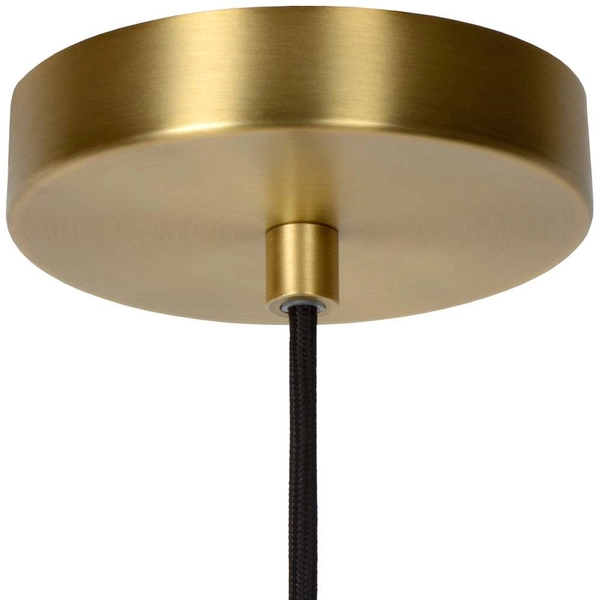 LAMPA wisząca MALOTO 45386/30/62 Lucide szklana OPRAWA loftowy zwis bursztynowy mosiądz