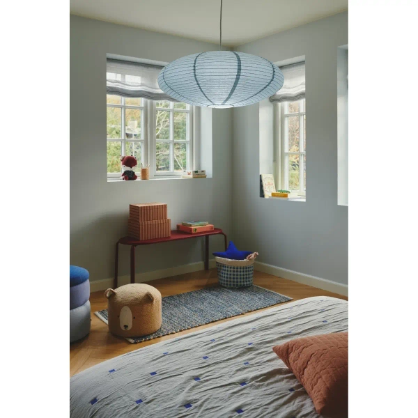 Klosz do lampy wiszącej Villo 60 2213253206 papierowy niebieski