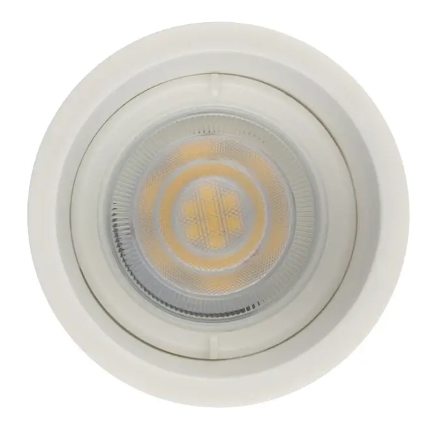 Wpustowe oczko okrągłe CUP 10788 do kuchni białe