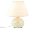 Abażurowa lampka stołowa Primo 61047/28 ceramiczna beżowy