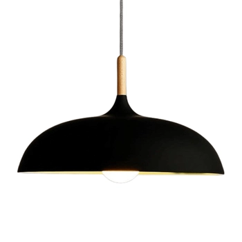 Kuchenna lampa wisząca Saucer ST-5219 BLACK Step industrialna czarna