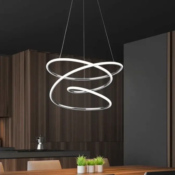 Nowoczesna lampa wisząca Bologna R37051106 chrom LED 36W 4000K