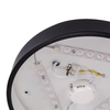 LAMPA plafon TOTEM LED C 03927 Ideus metalowa OPRAWA sufitowa LED 24W 4000K plafoniera okrągła czarna