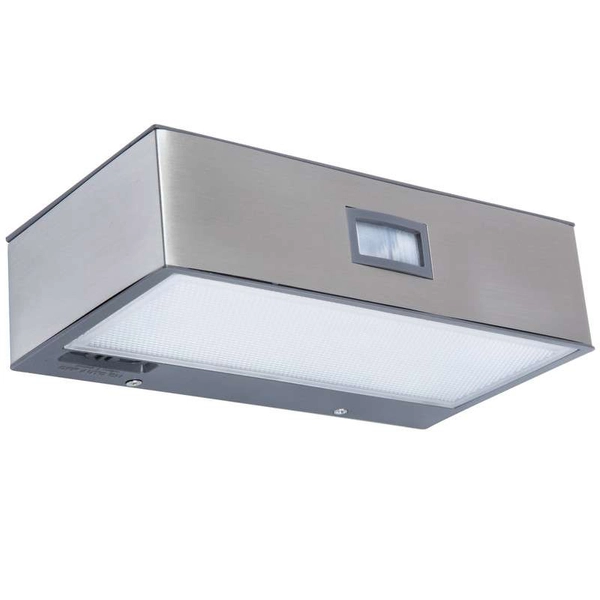 Elewacyjna LAMPA solarna BRICK 6908501308 Lutec prostokątna OPRAWA ogrodowa LED 2W 4000K outdoor IP44 transparentna