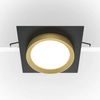 Lampa podstropowa wpuszczana downlight czarna złota Hoop OUTLET