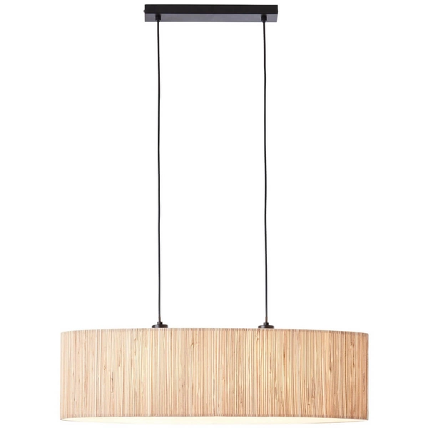 Owalna lampa wisząca Wimea 99429/76 boho beżowy czarny
