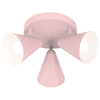 Plafon LAMPA sufitowa AMOR 98-68811 Candellux metalowe OPRAWA retro reflektorki regulowane różowa