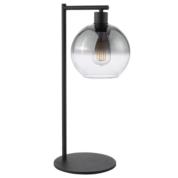 Nocna lampka na stolik Lycia LYC4222 do sypialni kule szklane czarny