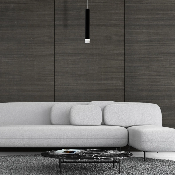 LAMPA wisząca CARBON ML182 Milagro metalowa OPRAWA zwis LED 5W 4000K sopel tuba czarna