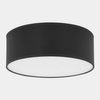 Plafon z tkaniny do salonu Rondo 1088 TK Lighting okrągły czarny biały