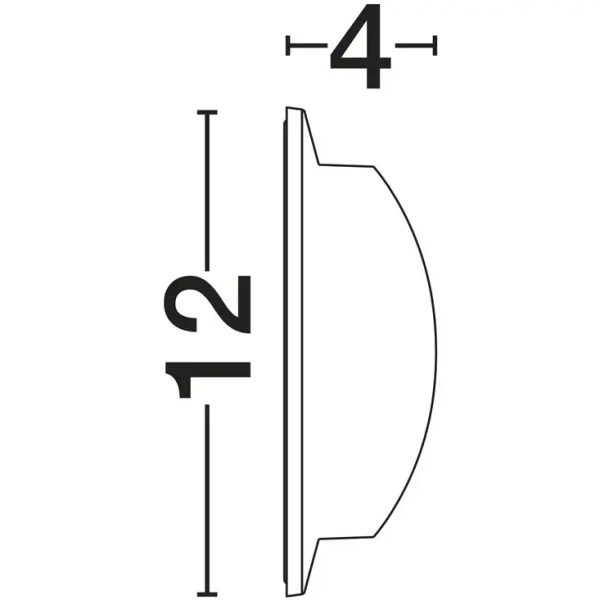 Elewacyjna lampa do ogrodu DONVELA LE75306 LED 4W 3000K IP65 biała