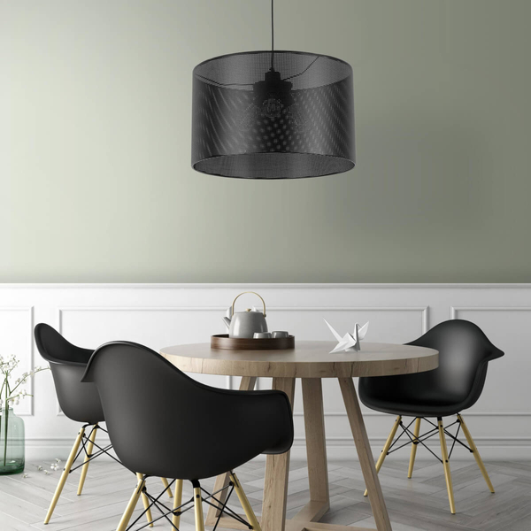 Wisząca lampa MORENO 4990 TK Lighting ażurowa do salonu czarna