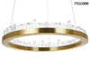 Lampa wisząca Nenufar MSE010100125 glamour kryształowa złota
