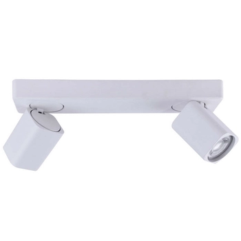 Sufitowa LAMPA plafon SENOVA SPL-4492-2A WH Italux regulowana OPRAWA kinkiet 2-punktowy metalowe tuby białe