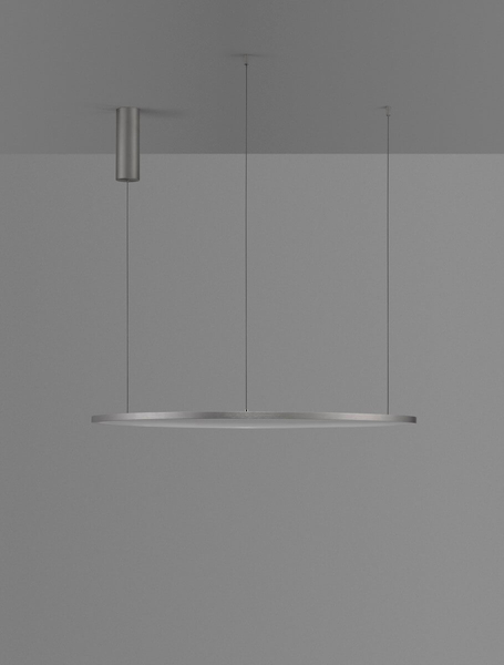 Wisząca lampa okrąg TOLUCA LE42787 Luces Exclusivas LED 48W 3000K srebrna