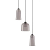 Potrójna wisząca lampa TAVENCO LE45213 LED 15W 3000K czarny różowy