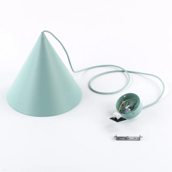 Stożkowa lampa wisząca CONO 6651 do salonu miętowy