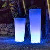 Donica podłogowa RGB Ficus LUMFC060SSNW LED IP65 tuba biała