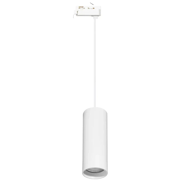 Industrialna lampa wisząca 1-fazowa szynowa Pipe Track ML2125 biały