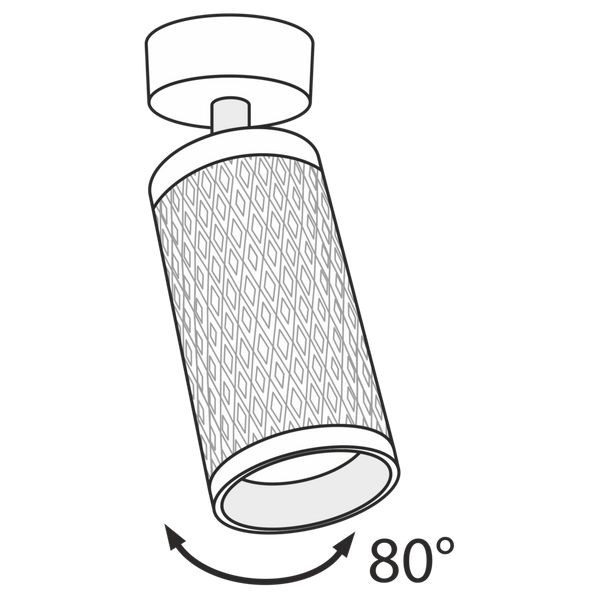 Reglektor sufitowy Focus Design C034CL-01B Maytoni obrotowy czarny