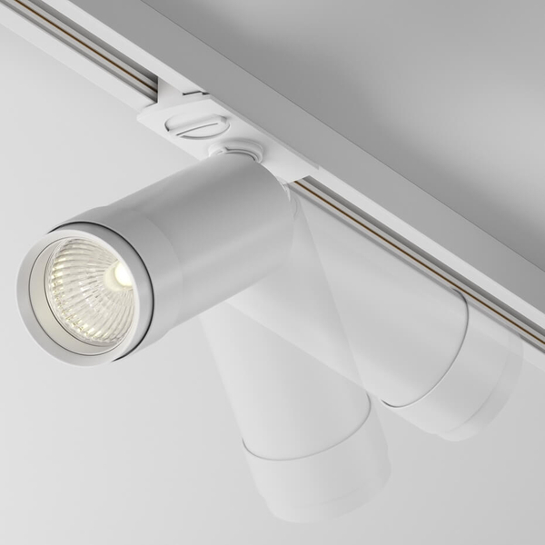 Sufitowa lampa szynowa Focus TR021-1-12B3K-Z-D-W LED 12W 3000K ścieżka świetlna 1-faz biały