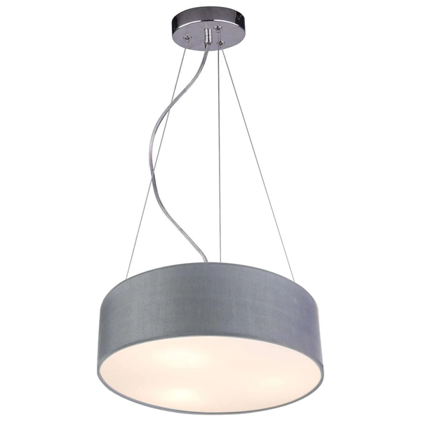 Abażurowa lampa wisząca KIOTO 31-67739 okrągła zwis kremowa