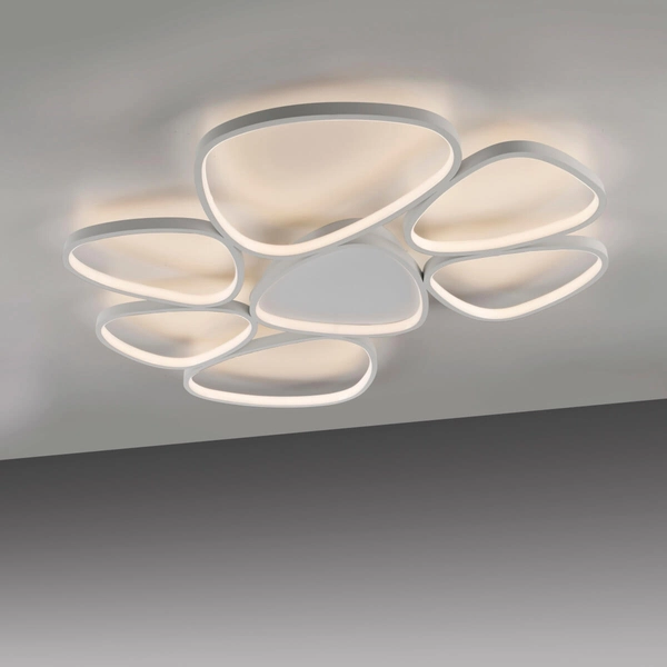 Lampa nasufitowa Pebbles 14046-16 Just Light LED 54W 3000K kamyki biała