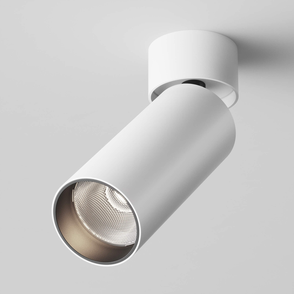 Lampa sufitowa tuba Focus C055CL-L12W4K-W-W LED 12W 4000K biała
