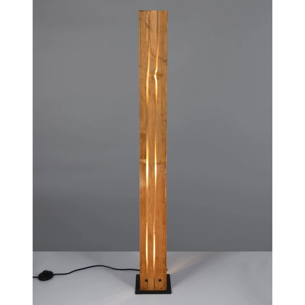 Stojąca lampa podłogowa do sypialni KARUNI 463300330 Trio słupek brązowy