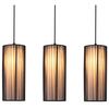 Potrójna lampa wisząca Kioto 50103219 Candellux tuby nad stół czarne