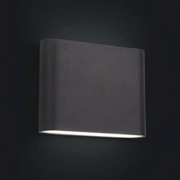 Ścienna LAMPA zewnętrzna SEMI LED 7,2W 3000K 6775 Nowodvorski metalowa OPRAWA elewacyjna IP54 grafitowa