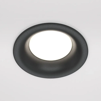 Wpuszczana lampa sufitowa Slim DL027-2-01B do przedpokoju czarna