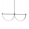 Lampa wisząca nowoczesna VICTORIA czarna P0688 1xLED 40W 3000K linki