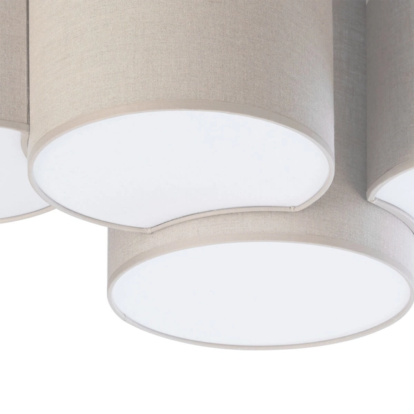 Ekologiczna lampa sufitowa Mona 6592 TK Lighting tuby do salonu szare