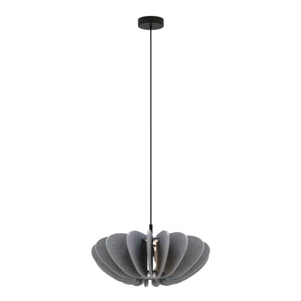Nowoczesna lampa wisząca Cambio MOD398PL-01GR1 nad wyspę szara