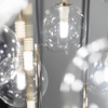 Kaskadowa lampa wisząca Aurora 10182 TK Lighting kule złota czarna