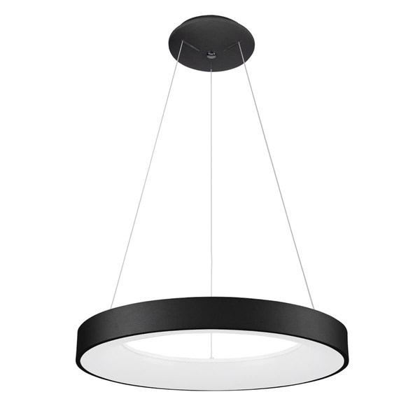 Okrągła lampa wisząca Giulia LED 50W 4000K pierścień czarny