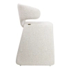 Nowoczesne krzesło EDRA MM001501100362 beżowe tapicerowane tkanina 52cm