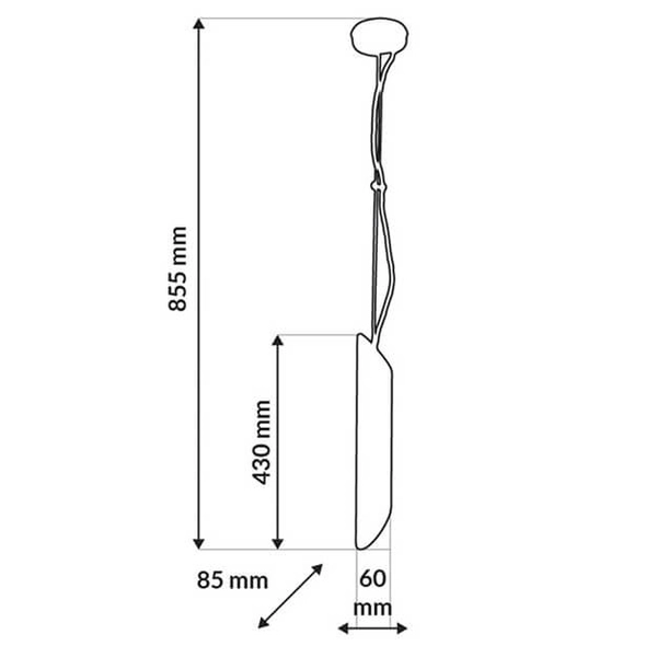 Wisząca lampa Libra MZ5009 Milagro punktowa sopelek czarny złoty